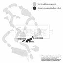 Borg & Beck Turbo Hose  - BTH1111 fits VAG Ibiza,Leon,Golf 1.9TDi