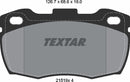 Textar Brake Pad Set - 2151901