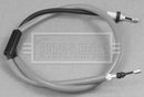 Borg & Beck Brake Cable -  LH - BKB2991 fits Renault Modus 04- (Disc)