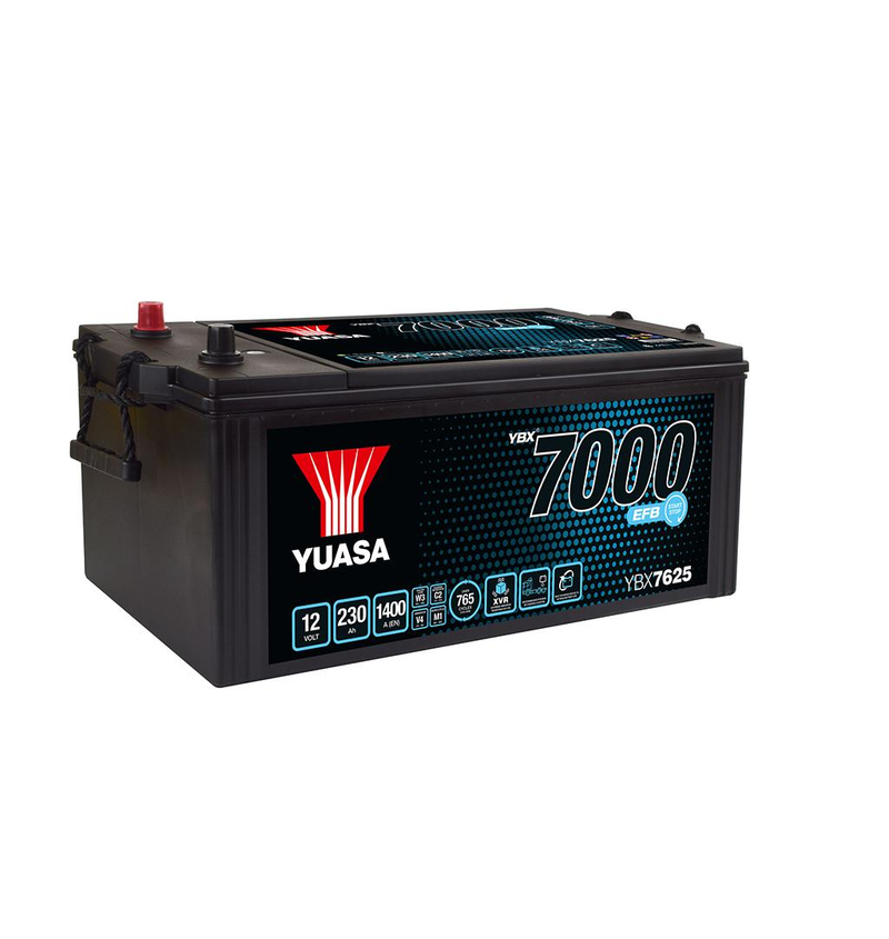 Yuasa YBX7625 EFB Super Heavy Duty Battery - 625