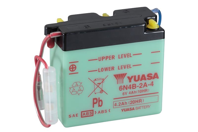 6N4B-2A-4 (DC) 6V Yuasa Conventional Battery (5470971789465)