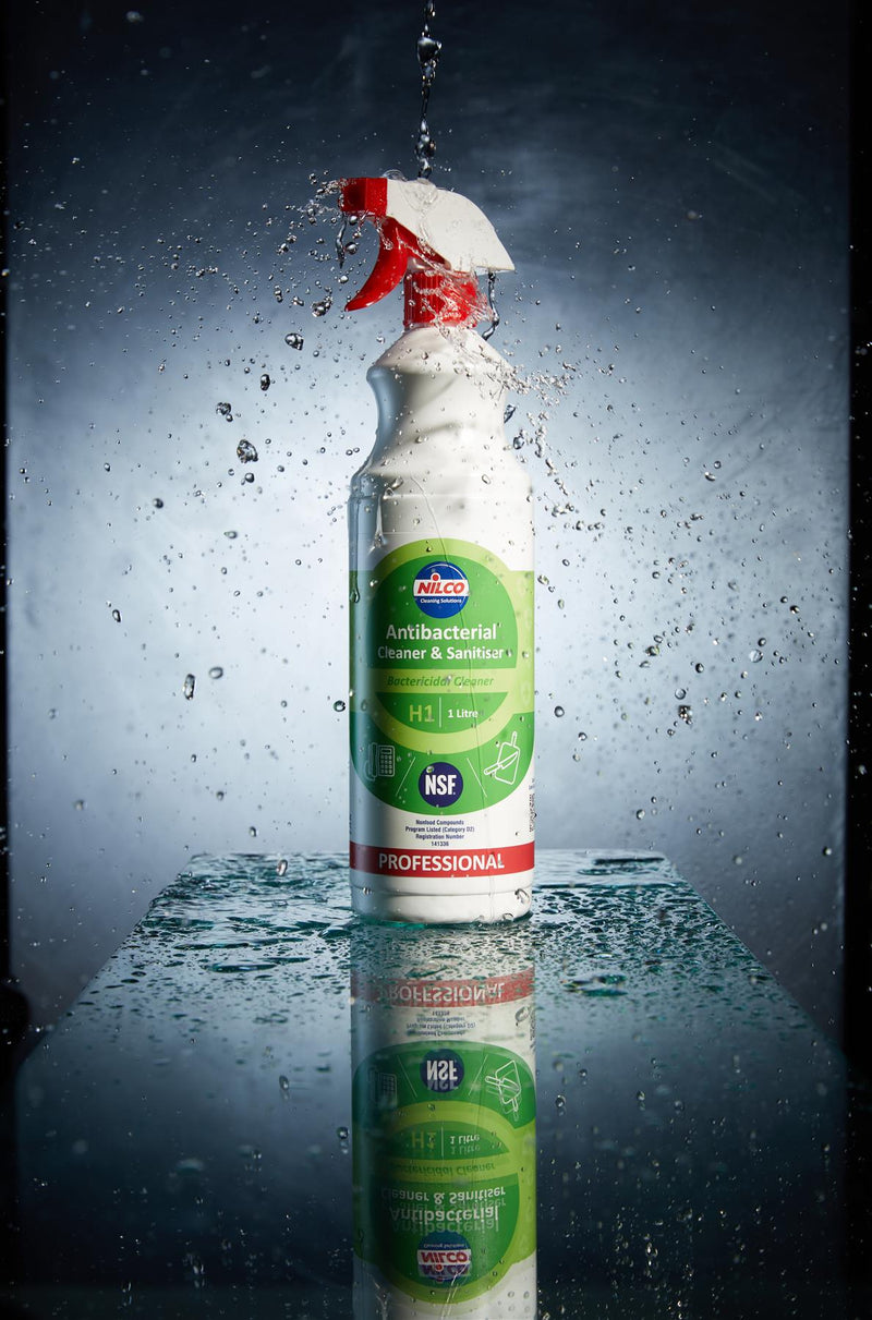 Nilco Antibacterial Cleaner & Sanitiser Spray - 1L