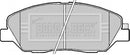 Borg & Beck Front Brake Pad Set -BBP2176