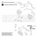 First Line Turbo Hose  - FTH1387 fits GM Vectra 1.9D 16V 05-08