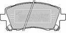 Borg & Beck Brake Pad Set -  BBP1680 fits Subaru Forester 1997-
