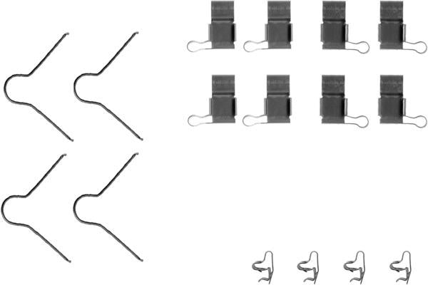 Textar Brake Pad Fitting Kit - 82048300