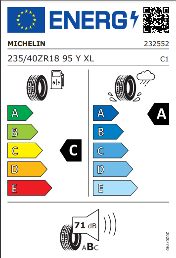 Michelin 235 40 18 95Y Pilot Sport 4 DT1 tyre