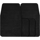 Streetwize Promotional 4 Piece Rubber Mat Sets -Black