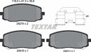 Hyundai Kia, Brake Pad Set - Textar 2427501