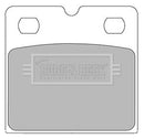Borg & Beck Rear Brake Pad Set -BBP2430