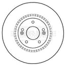 Borg & Beck Brake Disc Single Part No -BBD5993S