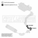 First Line Air Filter Hose  - FTH1074 fits Alfa Romeo Giulietta 1.4t 2010