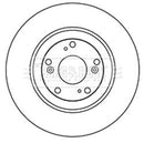 Borg & Beck Brake Disc Pair  - BBD5222 fits Honda CR-V 2.0,2.2 CDT 05-06