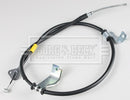 Borg & Beck Brake Cable Rear LH - BKB3858 fits i10 (Drum Brakes) 8 10-