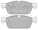 Borg & Beck Front Brake Pad Set - BBP2438 fits Mercedes ML500(W,X166) 02/12-