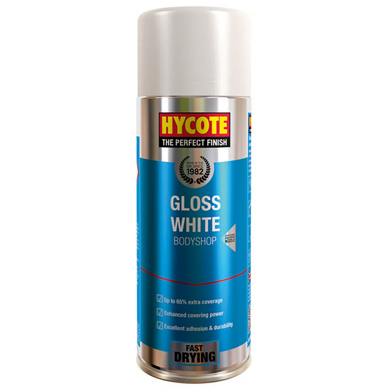 Hycote XUK999 Bodyshop Gloss White Pa 400ml