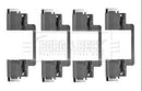 Borg & Beck Fitting Kit -  Pads  - BBK1393 fits Mercedes GLK (X204) 06/08-