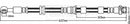 Borg & Beck Brake Hose  - BBH8039 fits Mitsub. Outlander 04/10-