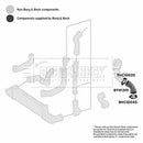 Borg & Beck Turbo Hose  - BTH1319 fits Mercedes 210 E200 00-02