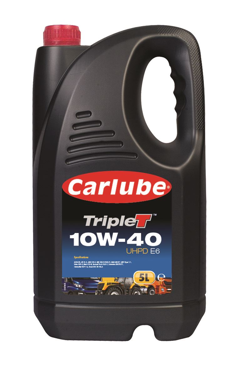 Carlube Triple T 10W-40 Engine Oil UHPD E6 - 5L