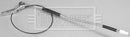 Borg & Beck Brake Cable - Front -BKB2938