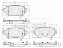 Borg & Beck Rear Brake Pad Set - BBP2601 fits Mazda 6 Est +Elec H/B 12/12-