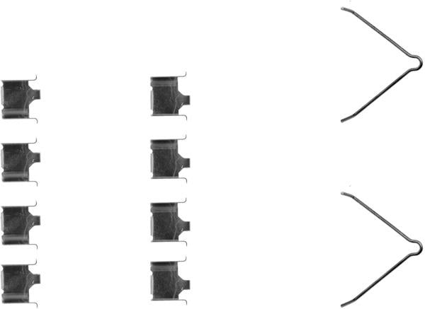 Textar Brake Pad Fitting Kit - 82051500