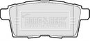 Borg & Beck Rear Brake Pad Set - BBP2115 fits Mazda CX-7 07-