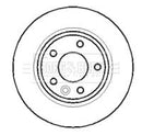 Borg & Beck Brake Disc Pair  - BBD4388 fits VW Touarag 02-