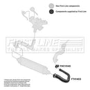 First Line Turbo Hose  - FTH1403 fits GM Corsa 1.3 DTJ 06-