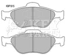 Key Parts Brake Pad Set - KBP1615 fits Ford Fiesta/Puma/Fusion/Ka 00-