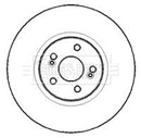 Borg & Beck Brake Disc Single  - BBD5764S fits Renault Espace IV 02-