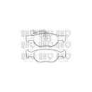 Quinton Hazell Brake Pad Set - BP1340