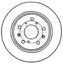 Borg & Beck Brake Disc Pair  - BBD4778 fits Suzuki Swift 1.6WT Sport 06-