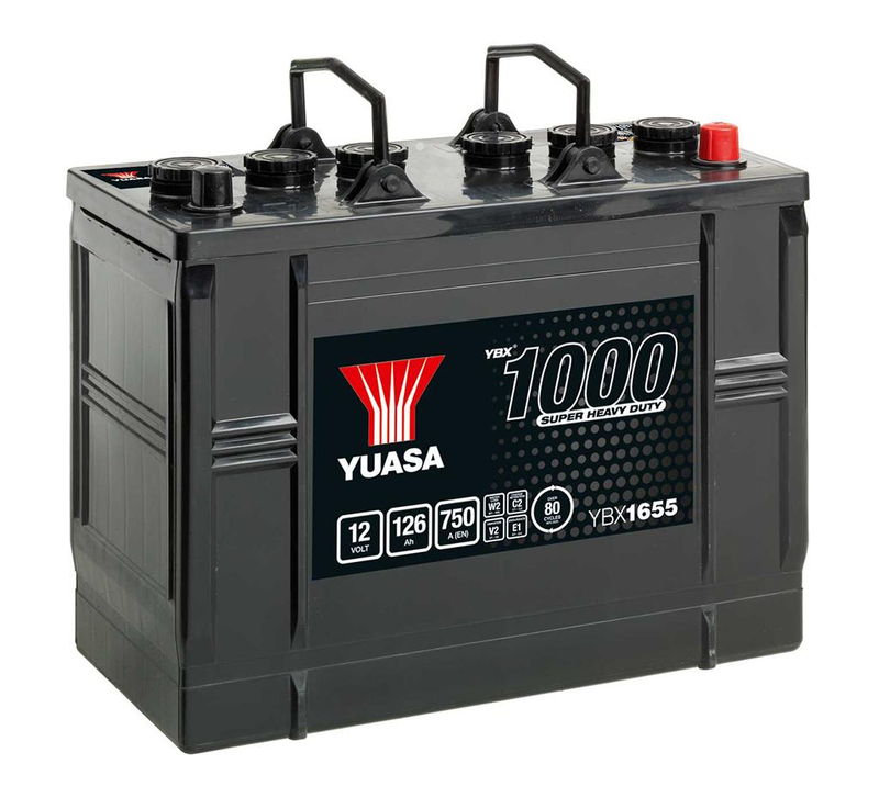 Yuasa YBX1655 Super Heavy Duty Battery - 655