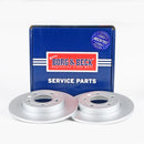 Borg & Beck Brake Disc Pair  - BBD4274 fits Audi A3 quattro 98-