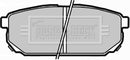 Borg & Beck Rear Brake Pad Set - BBP1925 fits Kia Sorento 2.4,2.5,3.5 02-