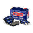 Borg & Beck Brake Pad Set -  BBP1657 fits Honda Civic (EK) 1996-