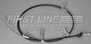 First Line Brake Cable- RH Rear - FKB3533 fits Suzuki SX4 (Drums)VIN JSA 06-