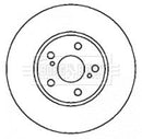 Borg & Beck Brake Disc Pair  - BBD4329 fits Toyota Celica 1.8 VVti 99-