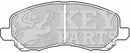 Key Parts Brake Pad Set - KBP1831 fits Mitsubishi Galant 01-