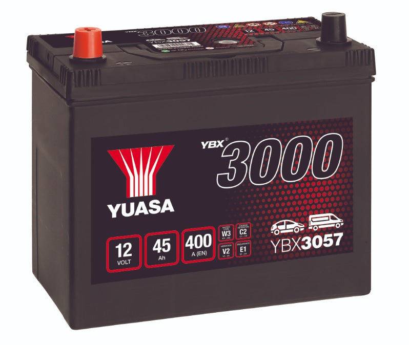 Yuasa YBX3057 SMF Battery - 4 Year Warranty (5383597949081)