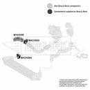 Borg & Beck Turbo Hose  - BTH1028 fits Fiat Doblo 1.9 JTD
