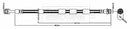 Borg & Beck Brake Hose  - BBH8827 fits Fiesta VII CE1 2017-