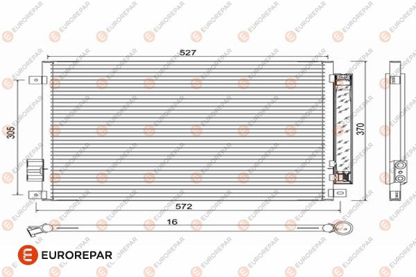 Eurorepar Air Conditioning Condenser - 1618099980