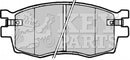 Key Parts Brake Pad Set - KBP1923 fits Kia Rio 1.4/1.6 05-