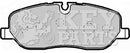 Key Parts Brake Pad Set - KBP1929 fits Land Rover Discovery 04-07