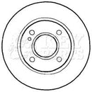 Key Parts Brake Disc Pair  - KBD4638 fits Ford Fiesta VI