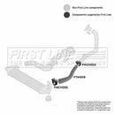 First Line Heat Exchanger Hose  - FTH1019 fits Fiat Doblo 1.3 MJTD 04-