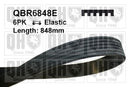 QH V-Ribbed Drive Belt - QBR6848E